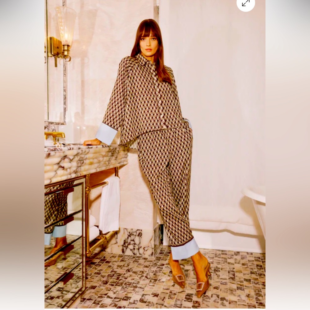 Tuckernuck Houndstooth Two-Piece Set, Size M
